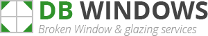 Woodley Broken Window Logo